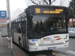 03 na lince 50 na zastávce Autobusové nádraží
